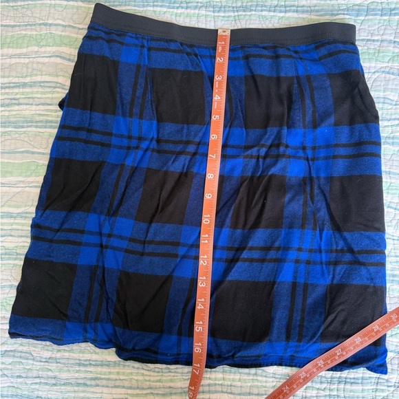 GAP Blue and Black Faux Wrap Mini Skirt for Casual Wear - Picture 8 of 8